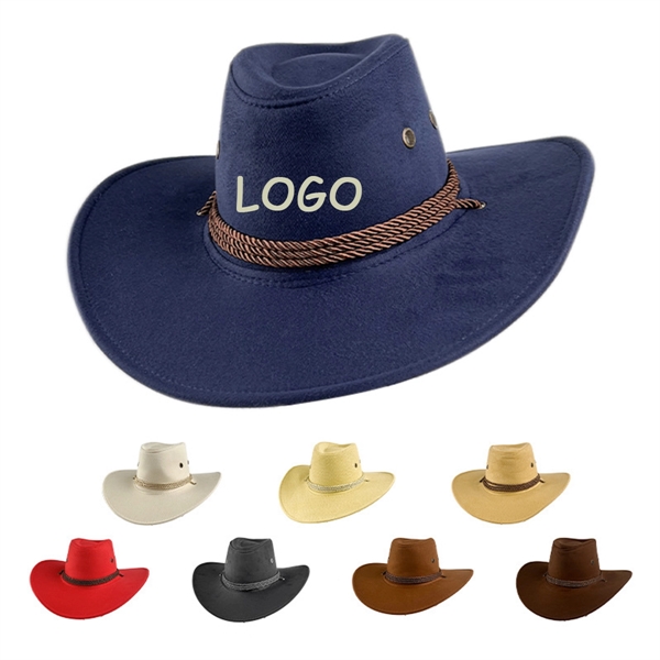 Western Suede Cowboy Hat