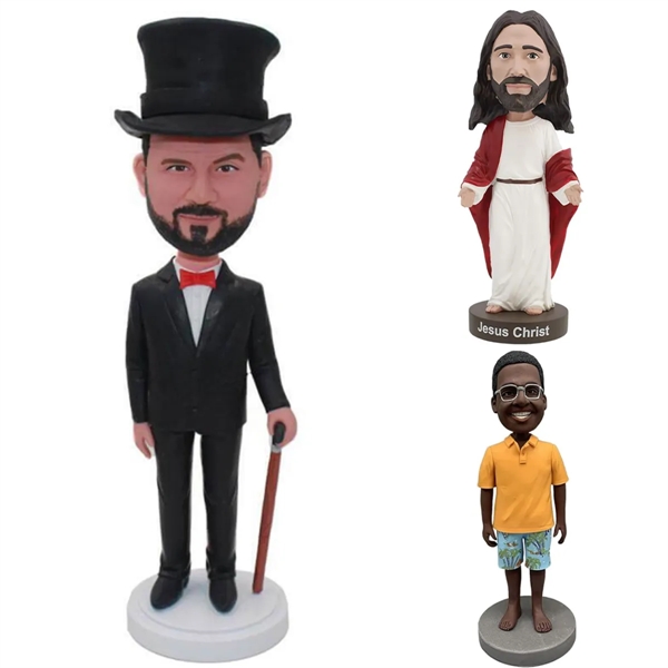 Fully Customizable 6 inch Custom Polymer Clay Bobblehead