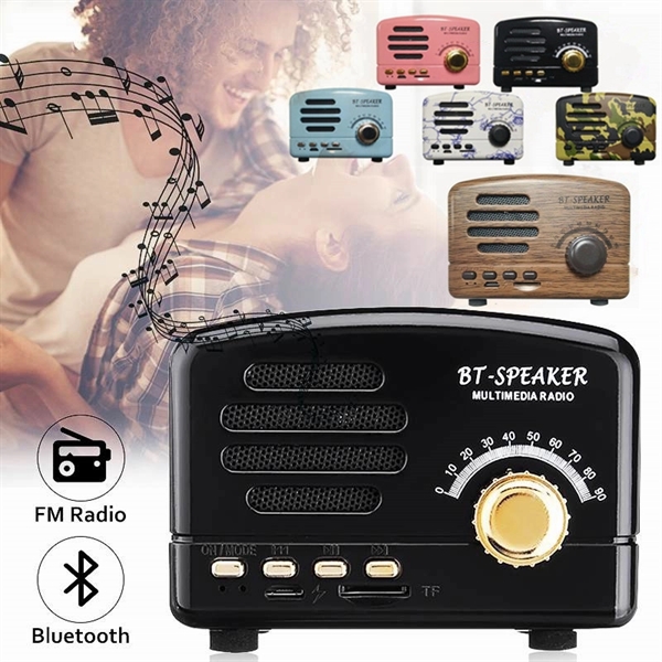 Mini Retro Wireless Bluetooth Speaker