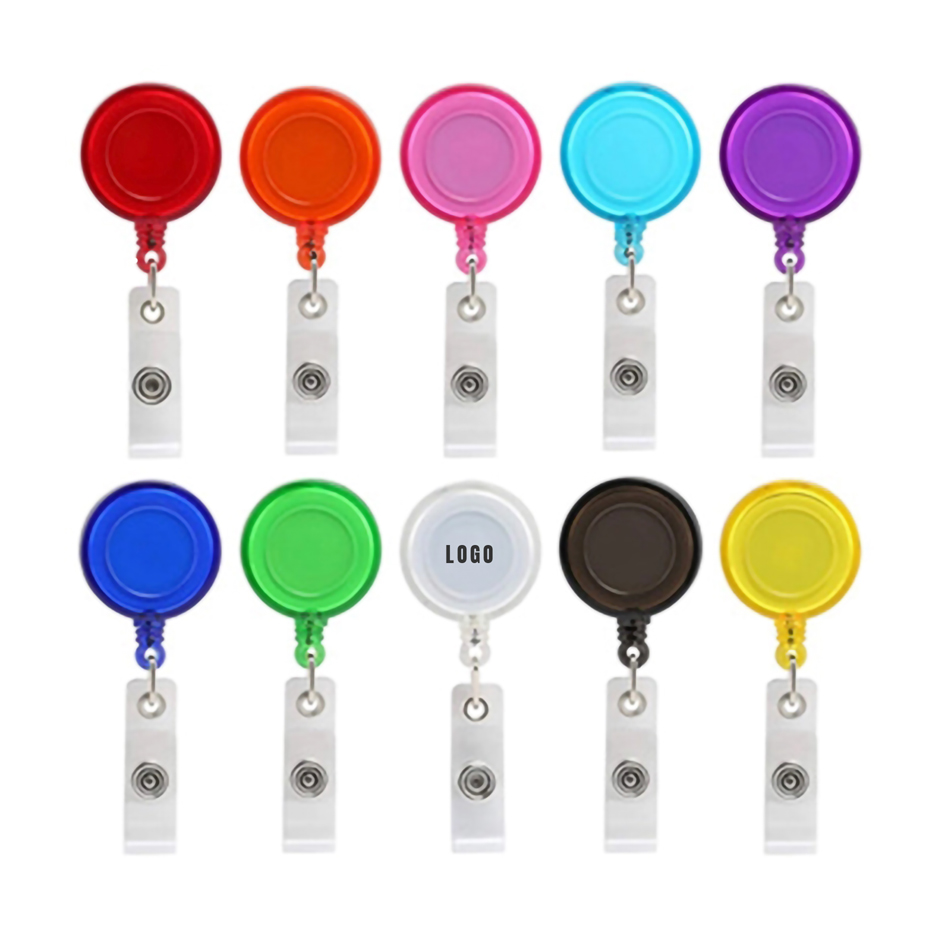 Round Shaped Retractable Badge Holder